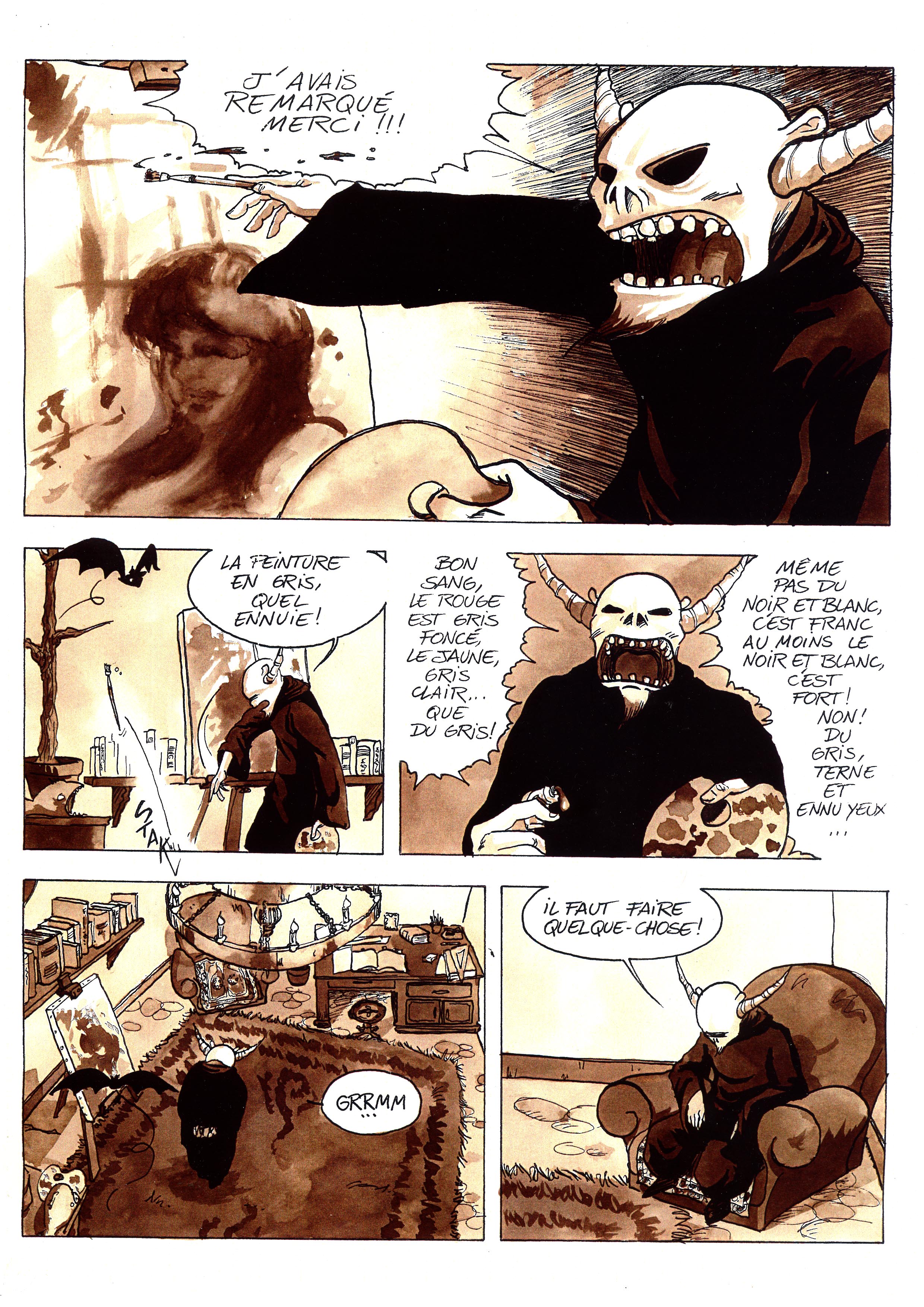 Planche 4 BD - Le Gris